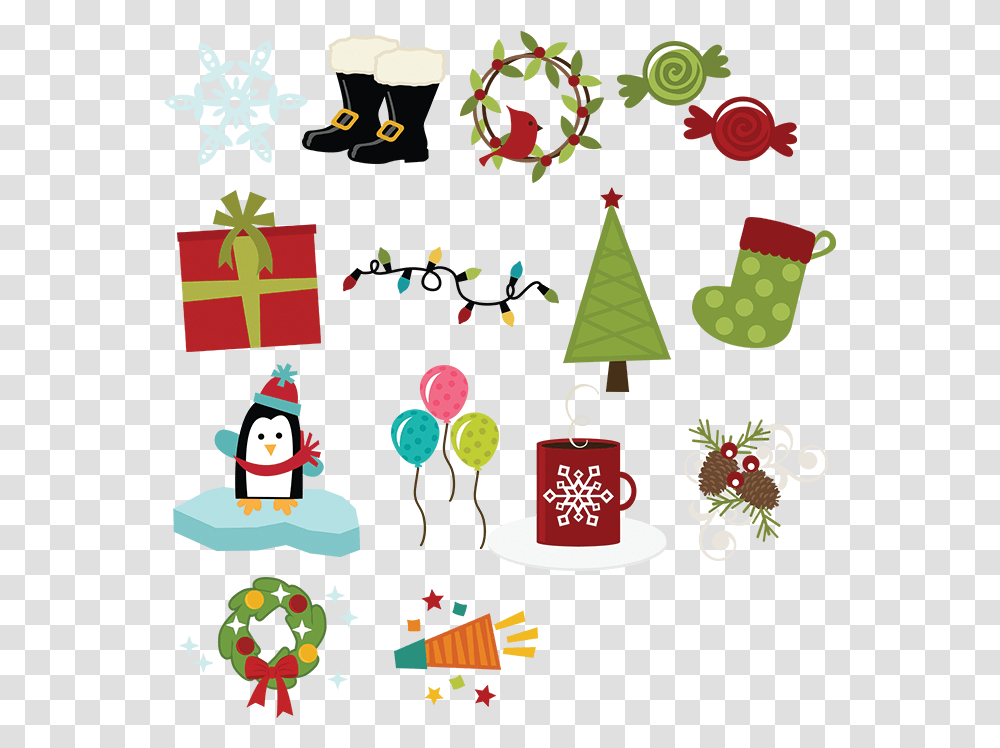 Miss Kate's Cuttables Christmas, Tree, Plant Transparent Png