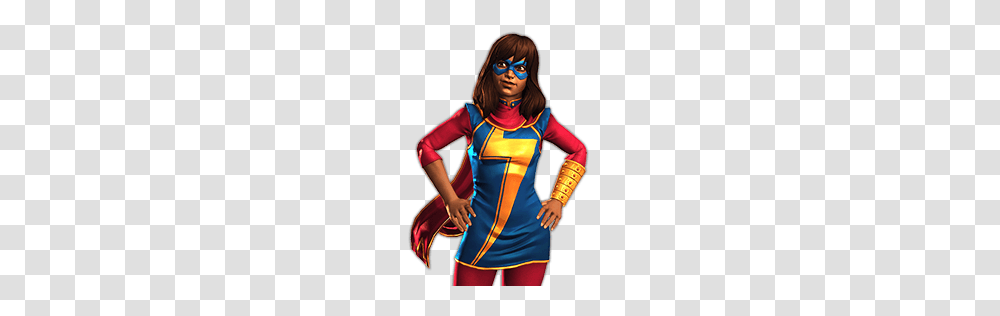 Miss Marvel, Costume, Person, Female Transparent Png