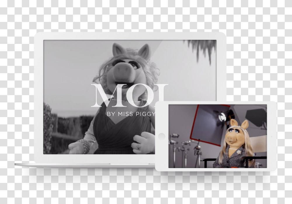 Miss Piggy Donkey, Collage, Poster, Advertisement, Person Transparent Png