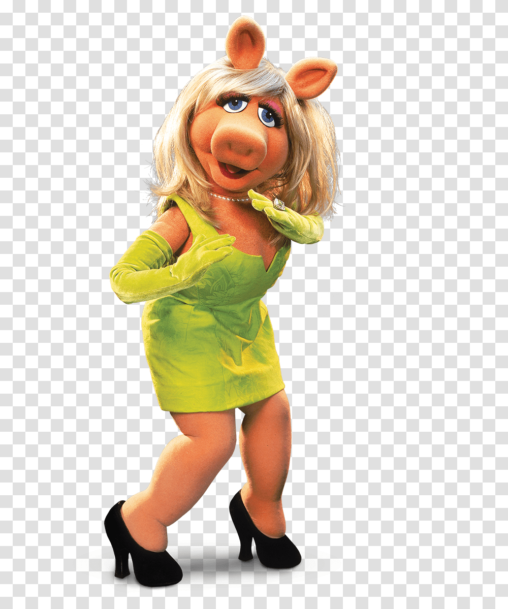 Miss Piggy Full Body, Person, Green, Costume Transparent Png