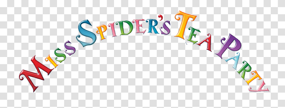 Miss Spiders Tea Party Callaway, Alphabet, Number Transparent Png