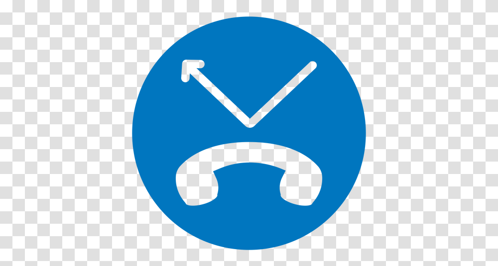 Missed Call Blue Icon Language, Symbol, Stencil, Recycling Symbol, Piggy Bank Transparent Png