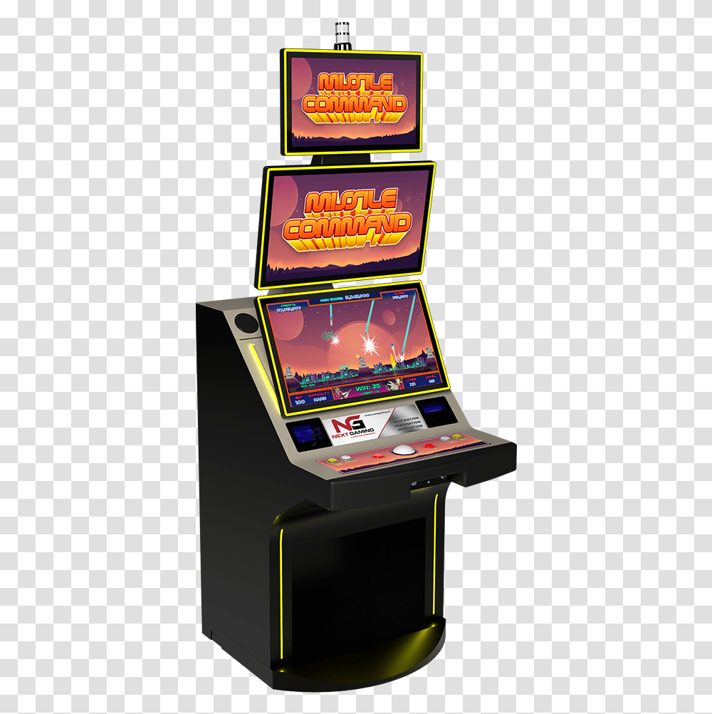 Missile Command Bust A Move Nextgaming, Arcade Game Machine, Monitor, Screen, Electronics Transparent Png