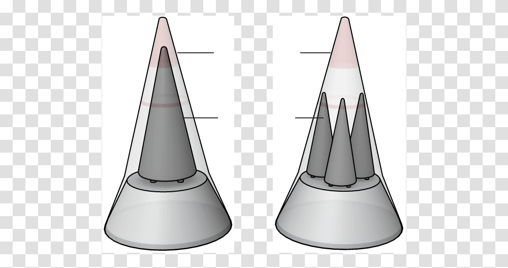 Missile With Multiple Warheads, Cone, Lamp, Triangle Transparent Png