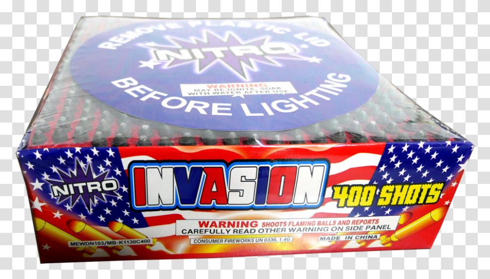 Missiles & Rockets - Usa Fireworks Box, Food, Outdoors, Candy, Sweets Transparent Png