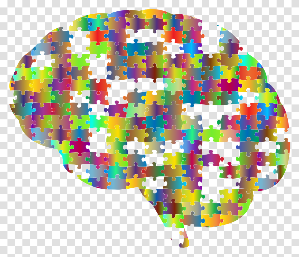Missing Brain Jigsaw Puzzle Prismatic Icons, Lighting Transparent Png