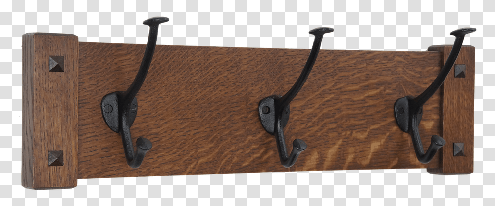 Mission Craftsman Wall Coat Rack With Cast Iron Hooks Drawer, Wood, Scissors, Blade, Weapon Transparent Png