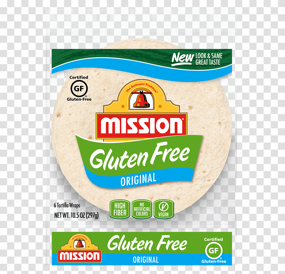 Mission Gluten Free Tortillas, Bread, Food, Pancake, Burrito Transparent Png
