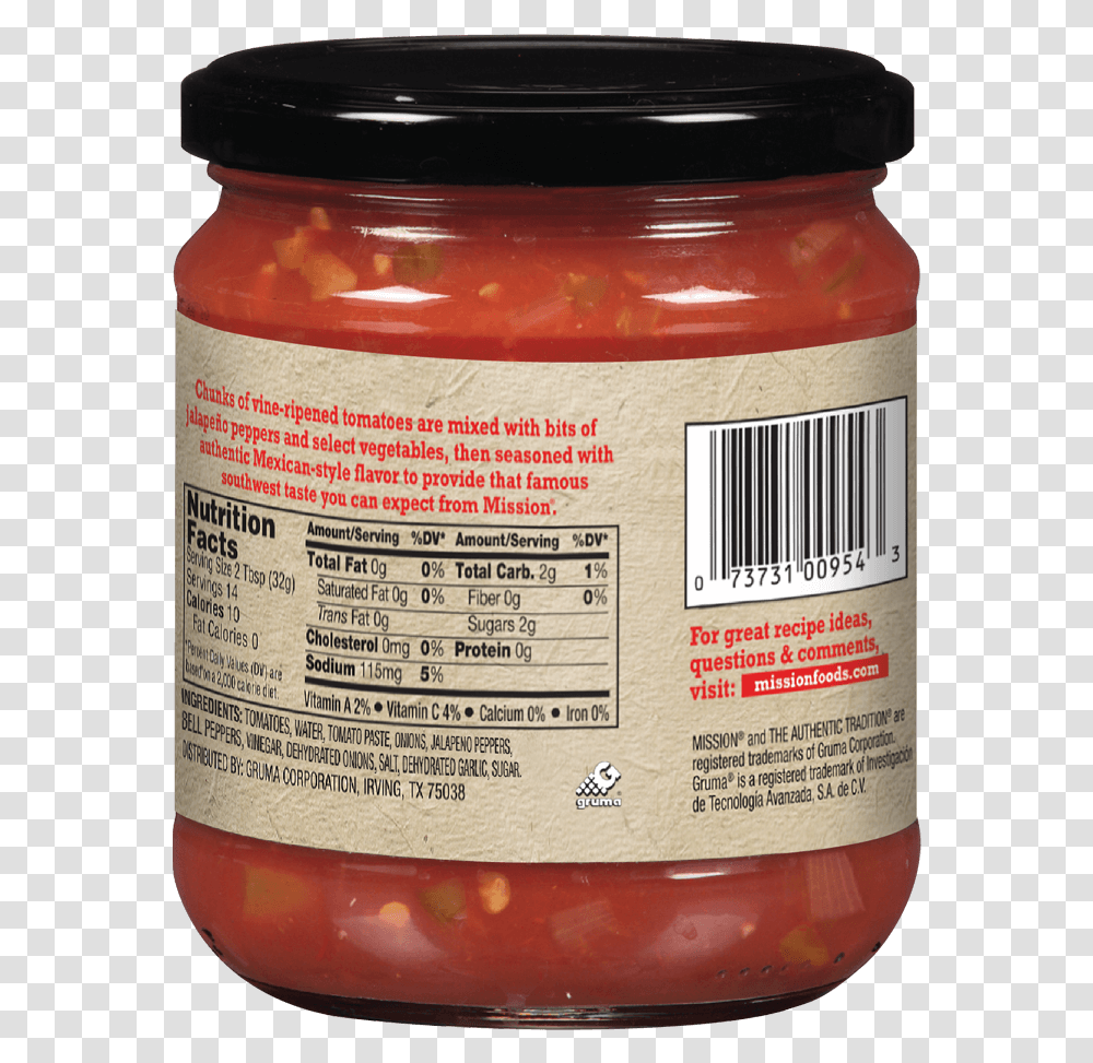 Mission Salsa, Food, Jar, Relish, Jam Transparent Png