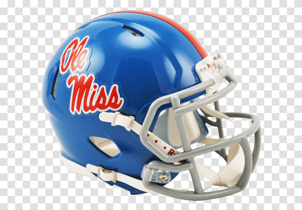Mississippi Rebels Riddell Mini Speed Helmet Ole Miss Helmet, Apparel, Football Helmet, American Football Transparent Png