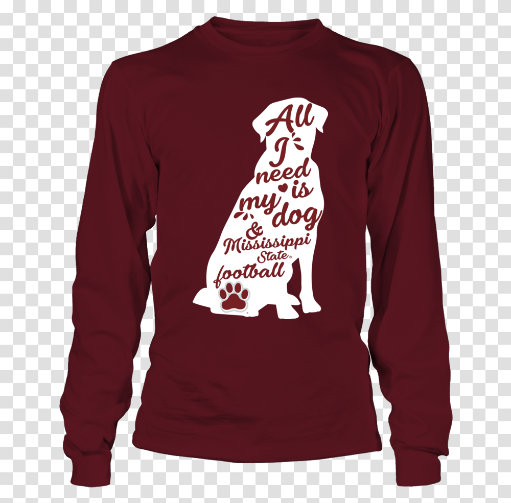 Mississippi State Bulldog Clipart U Of H Shirt, Sleeve, Apparel, Long Sleeve Transparent Png