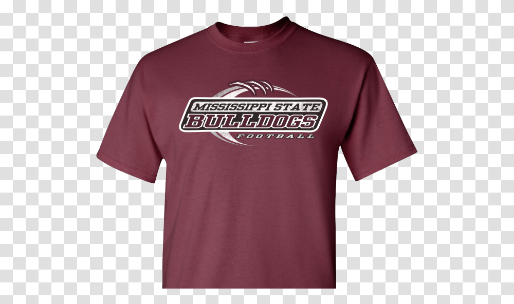 Mississippi State Bulldogs Shirt Of The For Adult, Clothing, Apparel, T-Shirt, Sleeve Transparent Png