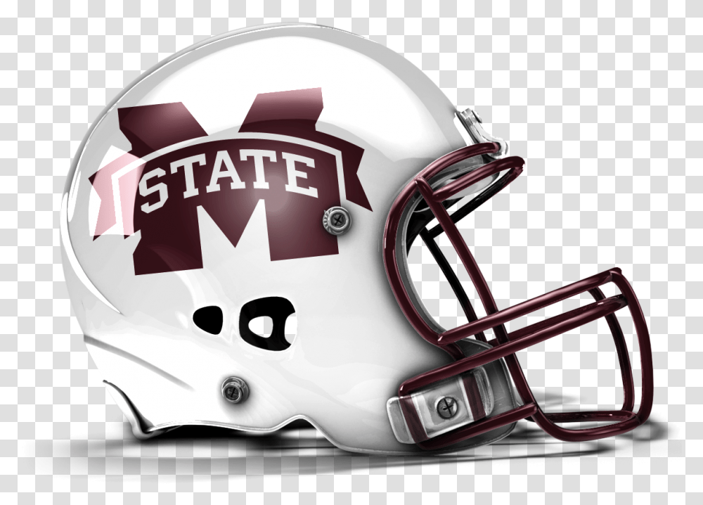 Mississippi State Football Helmet Football Helmet With Number, Apparel, American Football, Team Sport Transparent Png