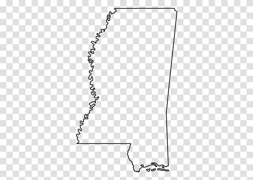 Mississippi State Outline, Outdoors, Silhouette, Necklace Transparent Png