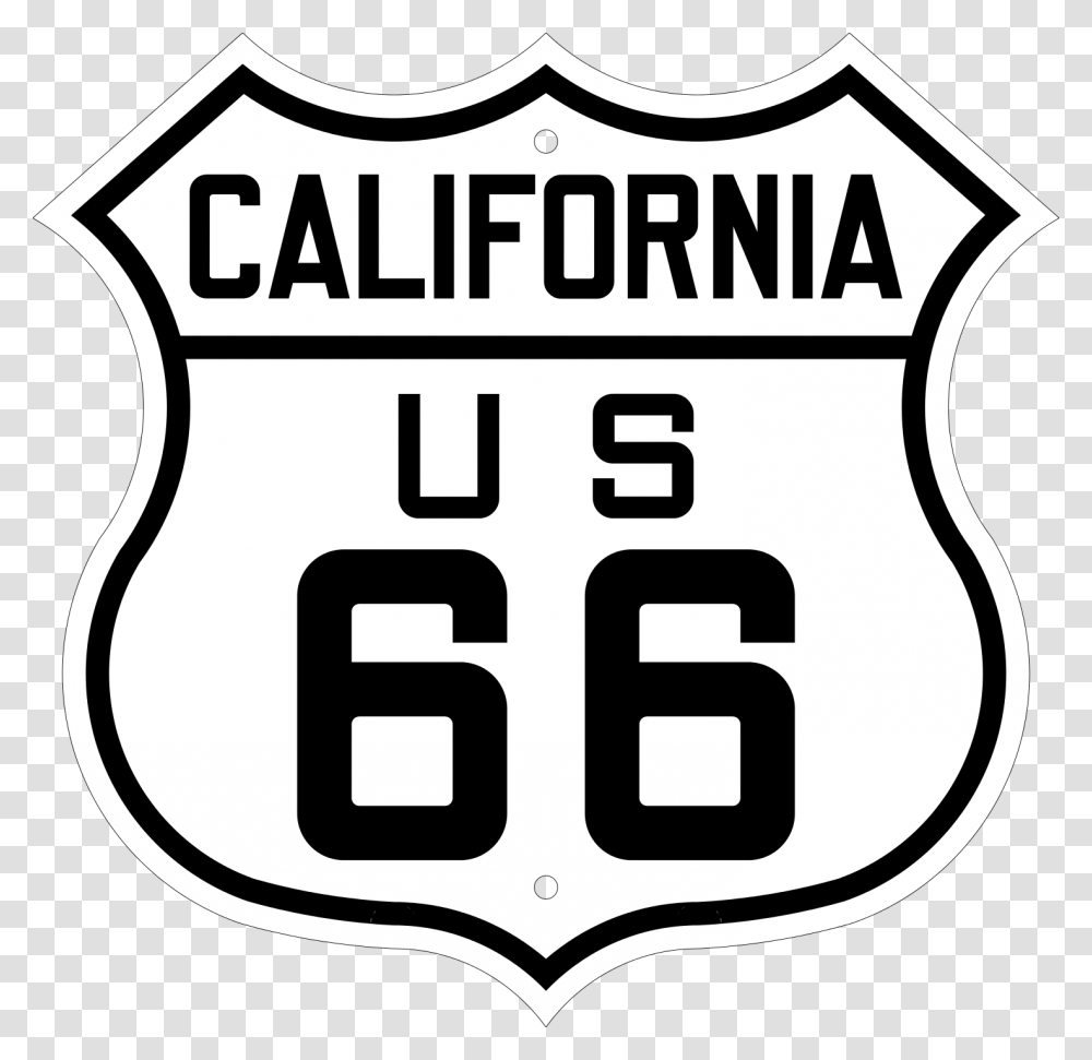 Missouri Route 66 Sign, Logo, Trademark, Badge Transparent Png
