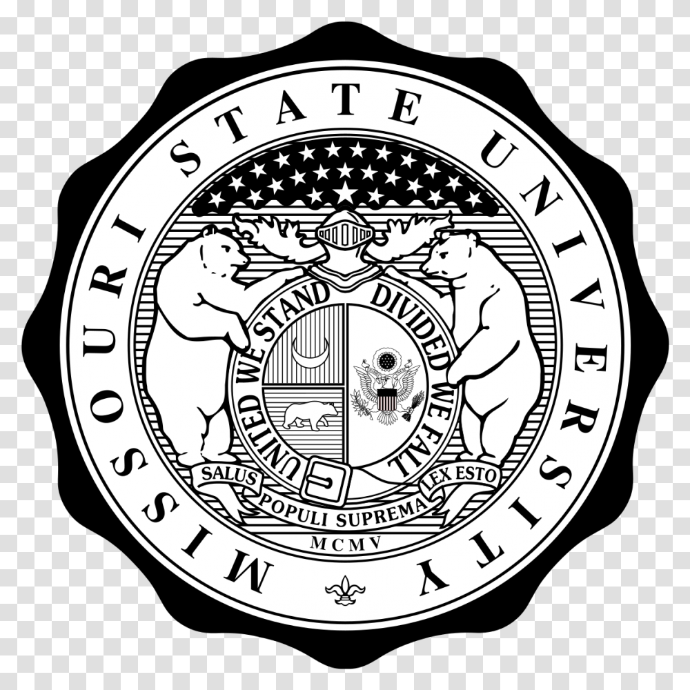 Missouri State University Seal, Logo, Trademark, Coin Transparent Png