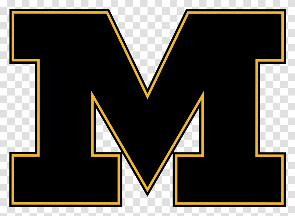 Missouri Tigers M Logo, Triangle, Alphabet Transparent Png