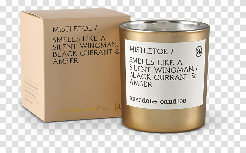 Mistletoe CandleClass, Label, Milk, Beverage Transparent Png