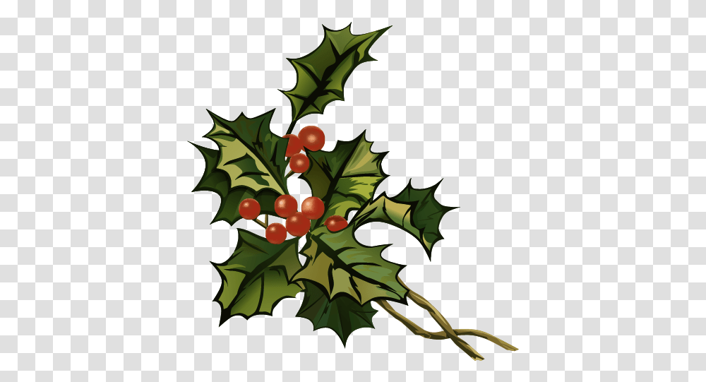 Mistletoe Left Ozark Radio News Christmas Card, Plant, Leaf, Tree, Fruit Transparent Png