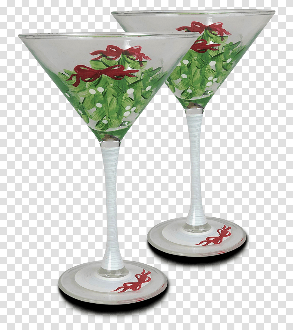 Mistletoe Love Martini S2 - Golden Hill Studio Martini Glass, Cocktail, Alcohol, Beverage, Plant Transparent Png