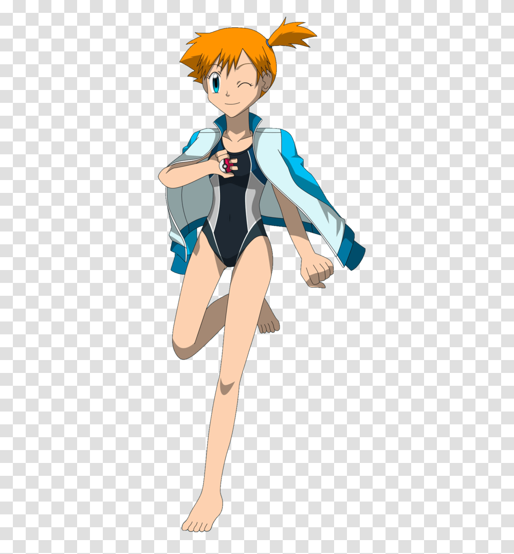 Misty In New Swimsuitpng Photo By Morty340 Photobucket Cartoon, Person, Comics, Book, Clothing Transparent Png