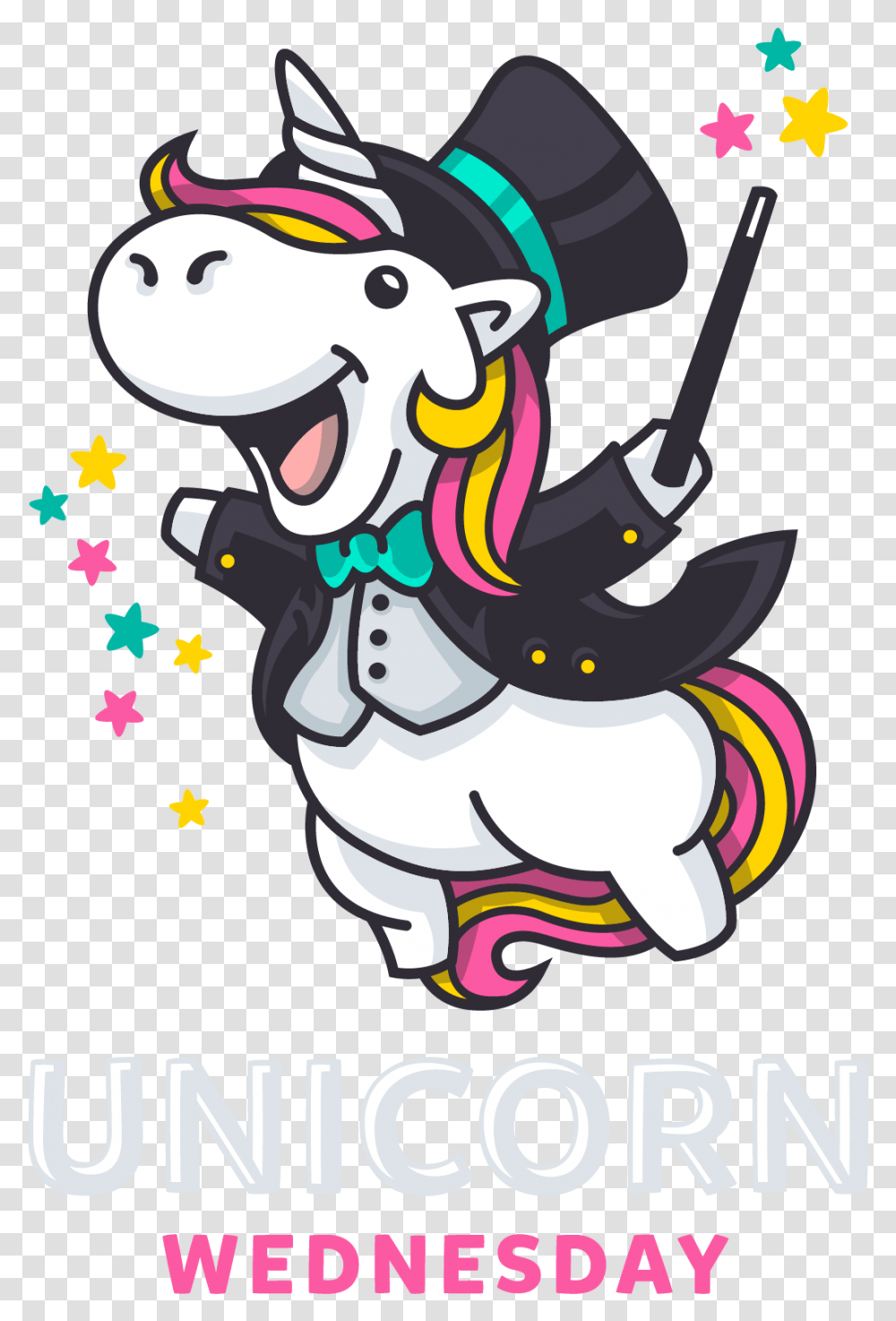 Misty Lee S Unicorn Wednesday Unicorn Magician, Poster, Advertisement Transparent Png