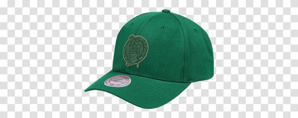 Mitchell & Ness Boston Celtics Flat Gold Strapback Hat, Clothing, Apparel, Baseball Cap Transparent Png