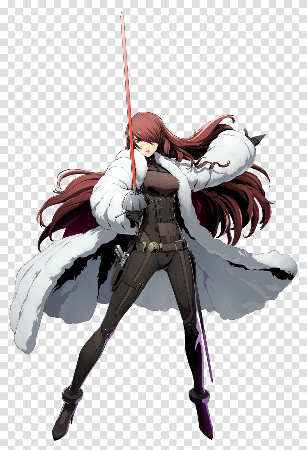 Mitsuru Kirijo Blazblue Wiki, Person, Human, Costume, Duel Transparent Png