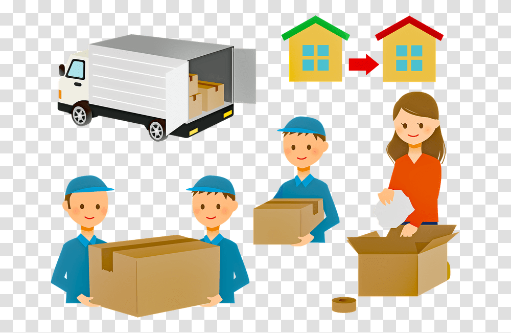Mitt Barn Har Flytta Hemifrn, Cardboard, Package Delivery, Carton, Box Transparent Png