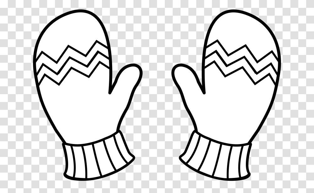 Mitten Clipart, Hand, Stencil, Apparel Transparent Png