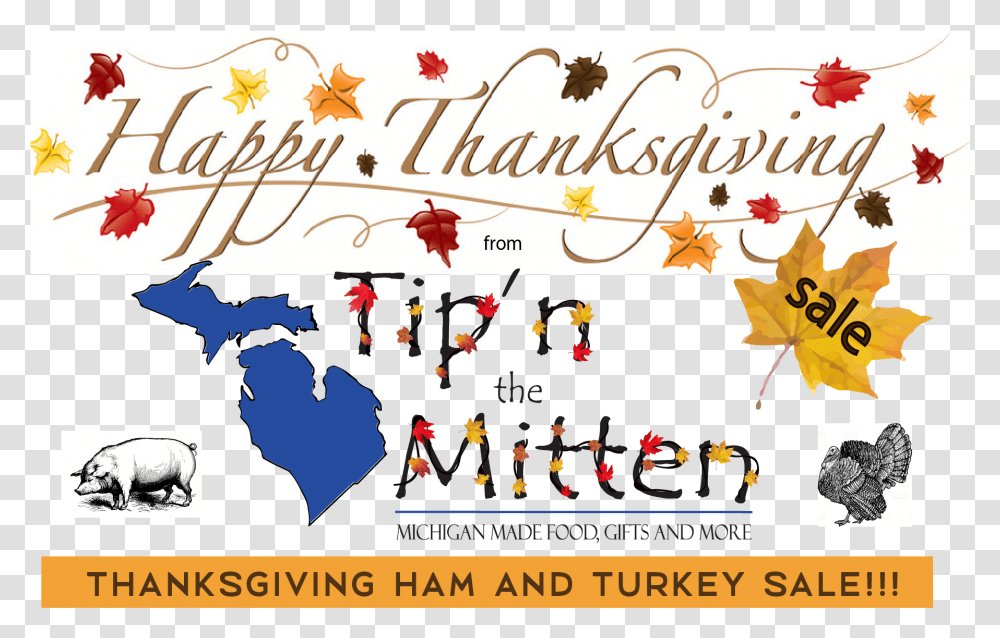 Mitten Outline Clipart Happy Thanksgiving With A Heart, Poster, Advertisement, Handwriting Transparent Png