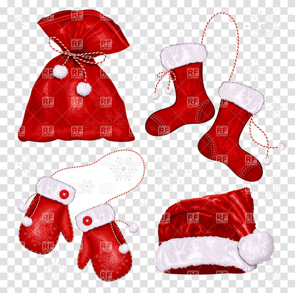 Mittens Clipart Inspirational Christmas Symbols Santa Xmas Symbols, Gift, Stocking, Christmas Stocking Transparent Png