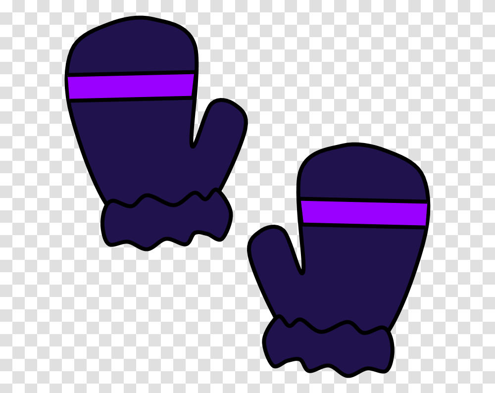 Mittens Fur Cuff Stripe Purple Clipart For Brown Mittens, Hand, Outdoors, Silhouette Transparent Png