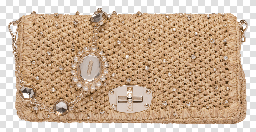 Miu Miu Crystal Raffia, Bag, Wristwatch, Accessories, Accessory Transparent Png