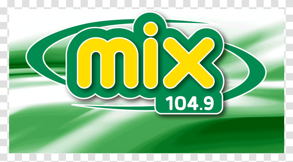 Mix 104 Sign, Word, Green, Logo Transparent Png