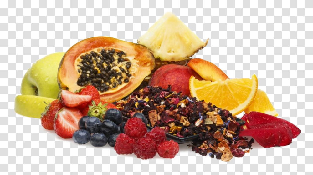 Mix Fruit Image Superfood, Plant, Blueberry, Papaya, Raspberry Transparent Png