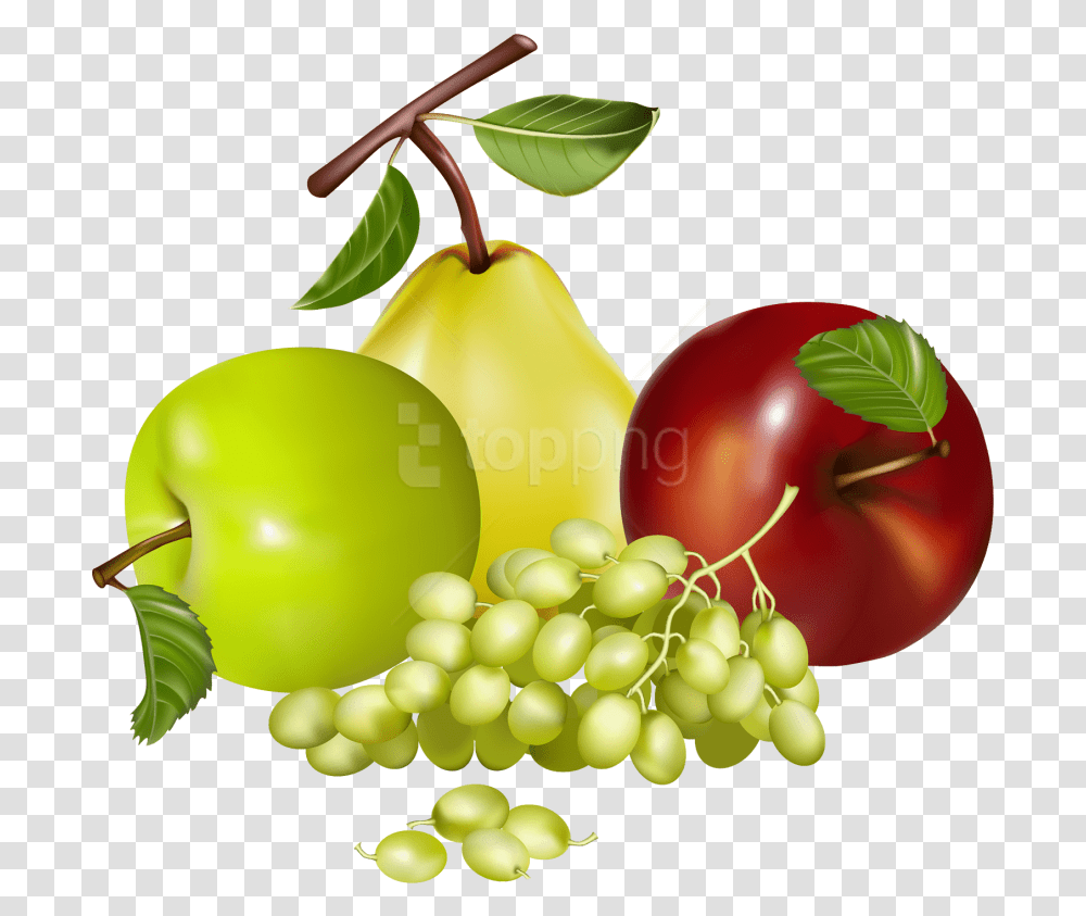 Mix Fruit Vector, Plant, Food, Grapes, Pear Transparent Png