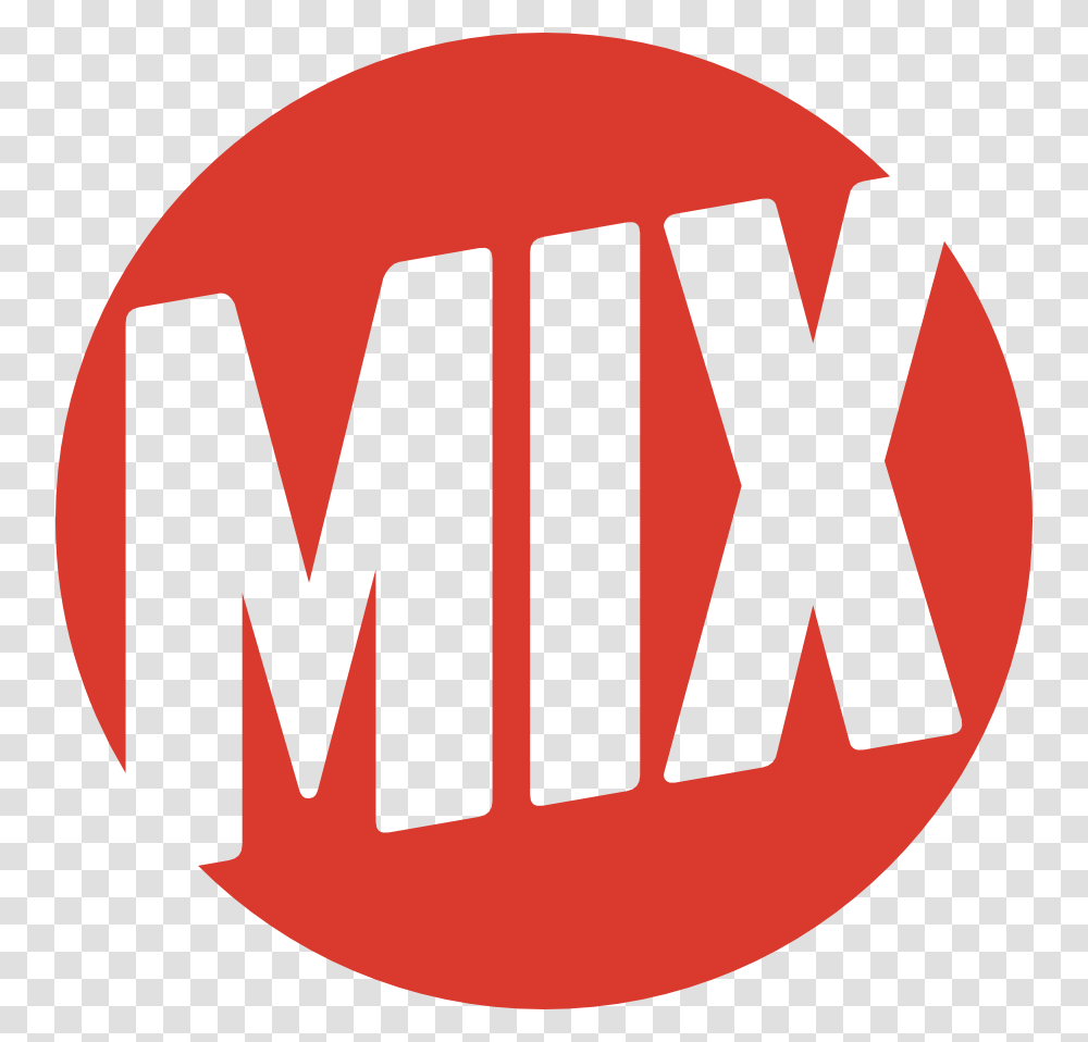 Mix In Circle Emblem, Label, Word, Logo Transparent Png