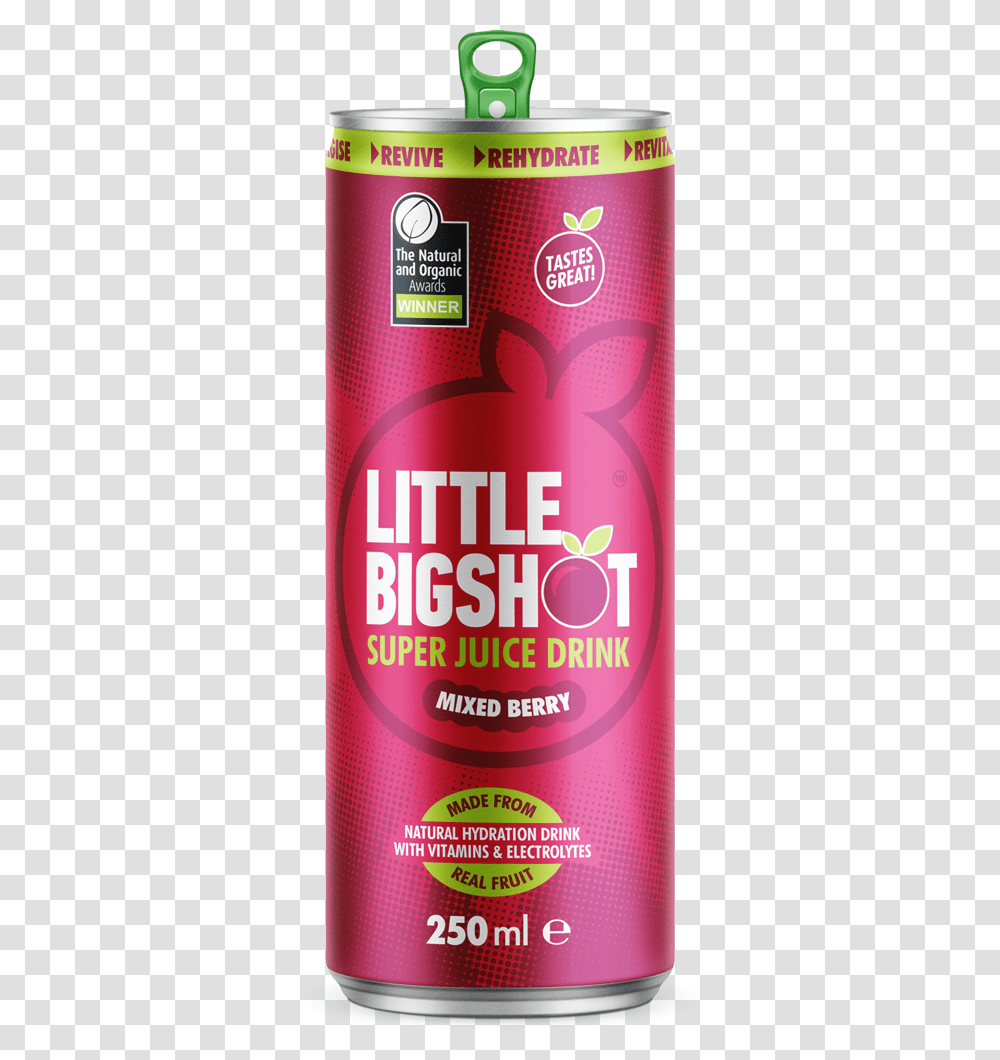 Mixed Berry Little Big Shot Energy Drink, Beer, Alcohol, Beverage, Tin Transparent Png