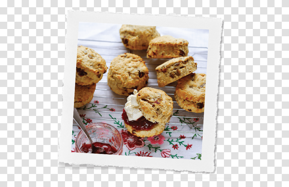 Mixed Fruit Oat Scones Muffin, Food, Sweets, Dessert, Bread Transparent Png