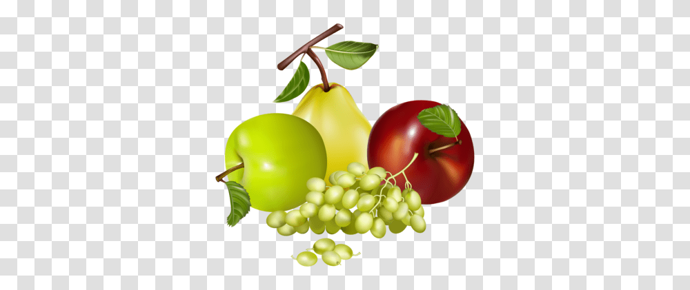 Mixed Fruits Clipart, Plant, Food, Grapes, Pear Transparent Png