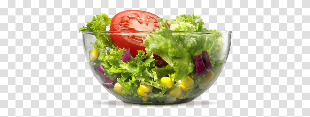 Mixed Greens Garnished Fresh Salad Full Size Veggie Bowl In, Plant, Lettuce, Vegetable, Food Transparent Png