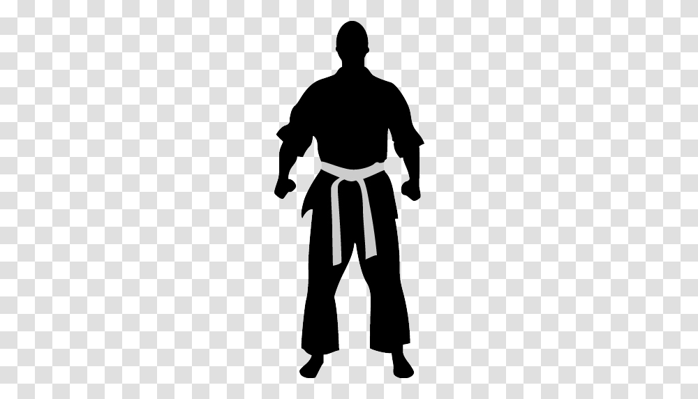 Mixed Martial Arts Clipart Japanese, Person, Human, Ninja, Stencil Transparent Png