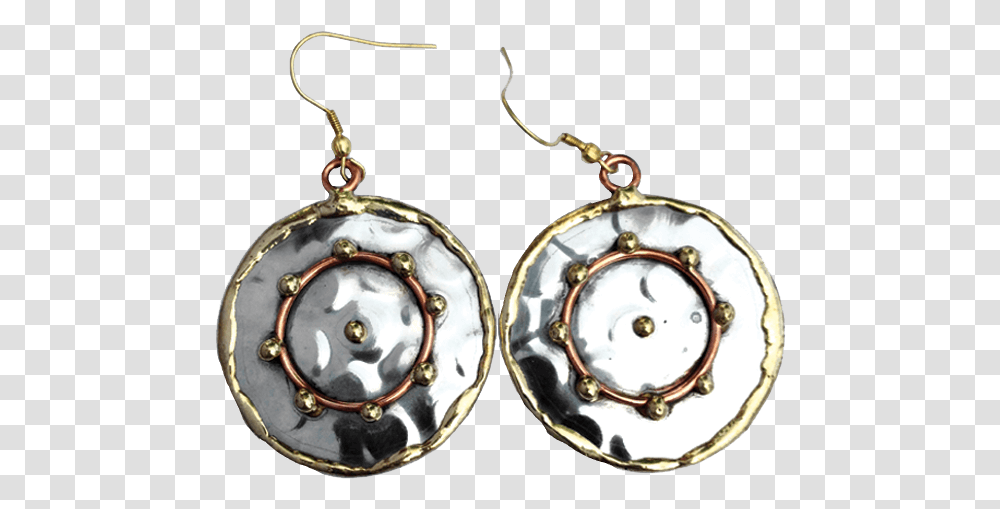 Mixed Metal Shield Earrings Earrings, Accessories, Accessory, Jewelry, Locket Transparent Png
