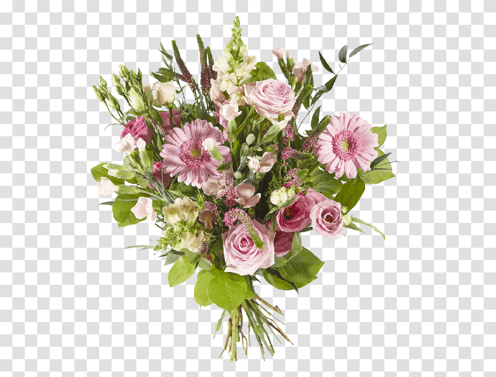 Mixed Pink Flowers Bouquet Happy Birthday Angela Flower, Plant, Floral Design, Pattern Transparent Png