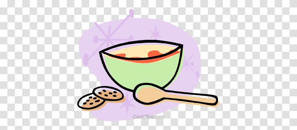 Mixing Bowl Royalty Free Vector Clip Art Illustration, Cutlery, Spoon, Pottery, Dish Transparent Png