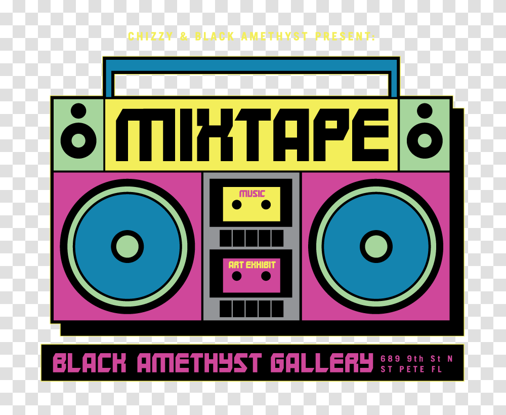 Mixtape Art Exhibit Chizzy X Black Amethyst Gallery Aprilmay, Word, Scoreboard, Dvd, Disk Transparent Png