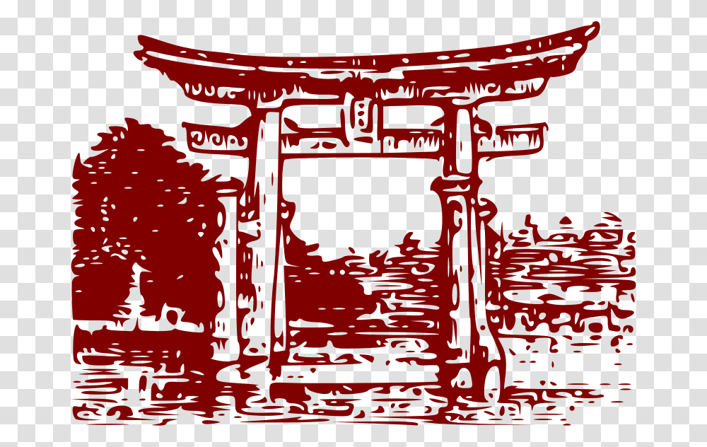 Miyajima Torii, Religion, Gate, Poster, Advertisement Transparent Png