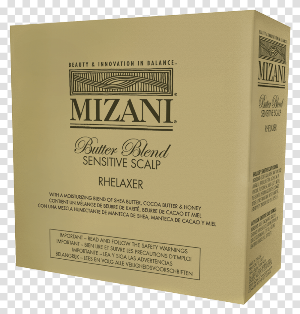 Mizani Relaxer Box, Book, Carton, Cardboard Transparent Png