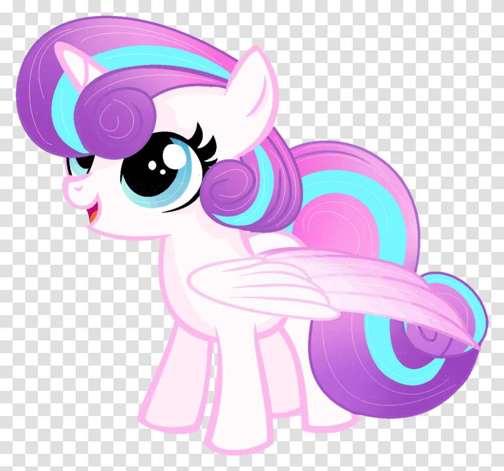 Mizhoreonechan Base Used Cute Female Filly Flurrybetes Mlp Filly Flurry Heart, Toy, Purple, Electronics Transparent Png
